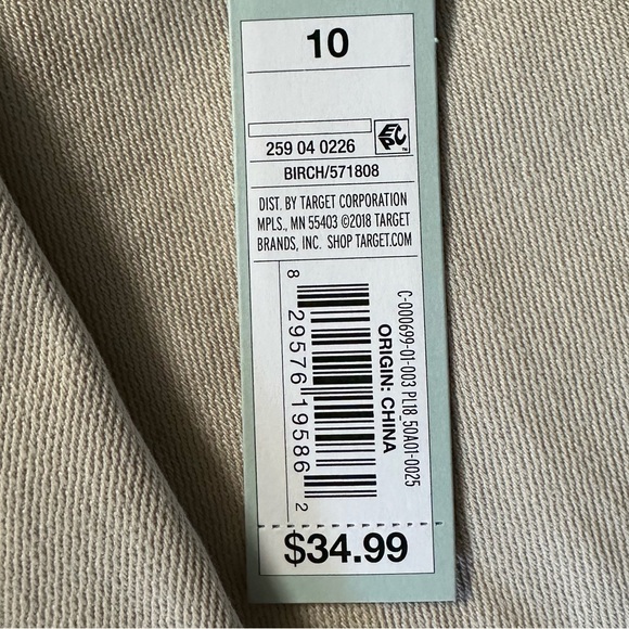 Prologue Tapered Mid-Rise Natural
Waist Pants
size 10 NWT LIGHT KHAKI sturdy - Picture 6 of 17